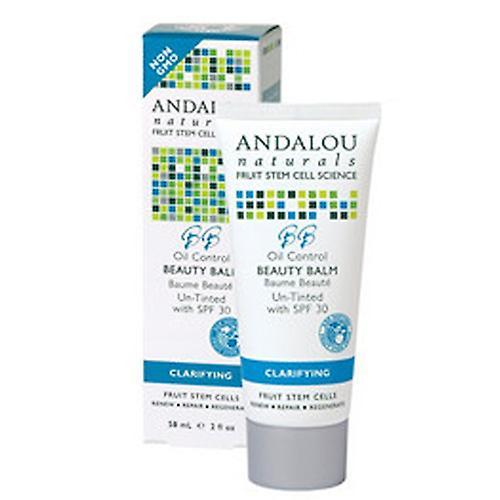 Baume de beauté Andalou Naturals, Contrôle de l’huile clarifiante non teinté 30 FPS, 2 oz (paquet de 1) on Productcaster.