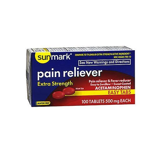 Sunmark Pain Reliever Tabs,500 mg,100 Tabs (Pack of 1) on Productcaster.