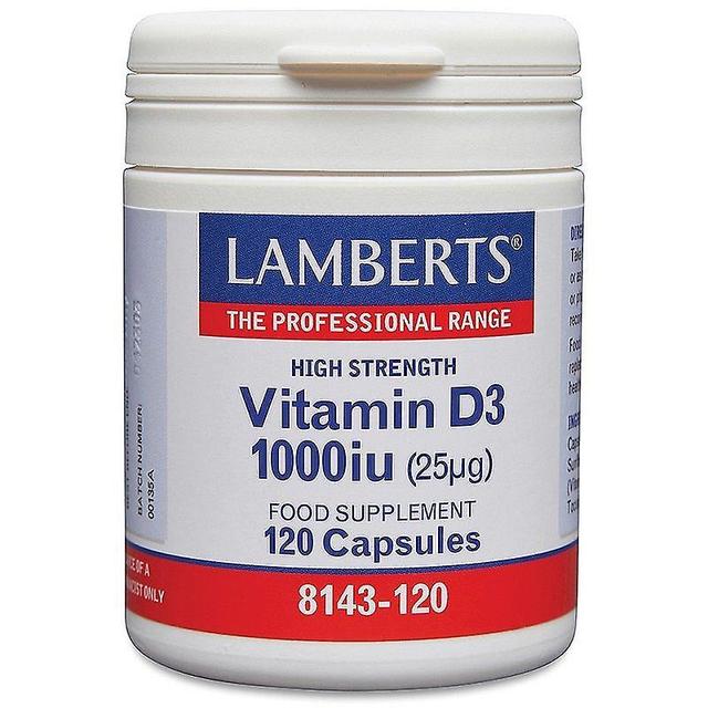 Lamberts Vitamín D3 1000iu tablety 120 (8143-120) on Productcaster.