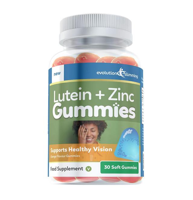 Lutein and Zinc Gummies - 30 Gummies - Orange Flavour - Gummy Vitamin - Evolution Slimming on Productcaster.