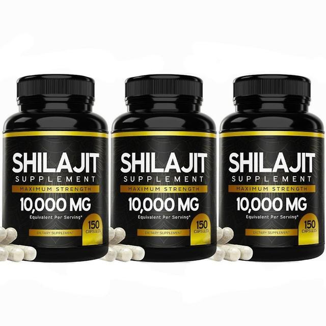 1-3x Shilajit puro 10000mg 150 cápsulas de ácido fúlvico natural sin transgénicos B2 3PCS on Productcaster.