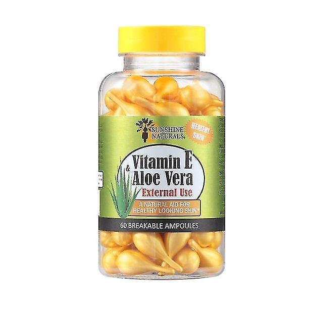 Sunshine naturals vitamin e & aloe vera breakable ampoules, 60 pack on Productcaster.