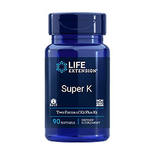 Life Extension Super K 90 softgels on Productcaster.