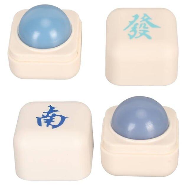 4pcs Women Pocket Mini Mahjong Solid Perfume Refreshing Long Lasting Light Fragrance Floral Solid Perfume Chinese Style on Productcaster.