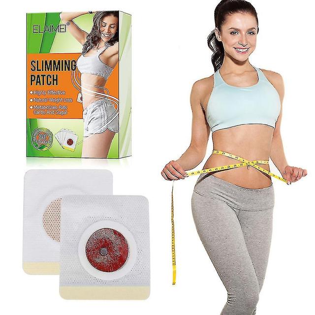 30pcs Healthy Detox Slimming Belly Pellet Detox Slimming Patch Natural Herbal Chinese Medicine Abdomen Patch For Fast Natural Skinny on Productcaster.