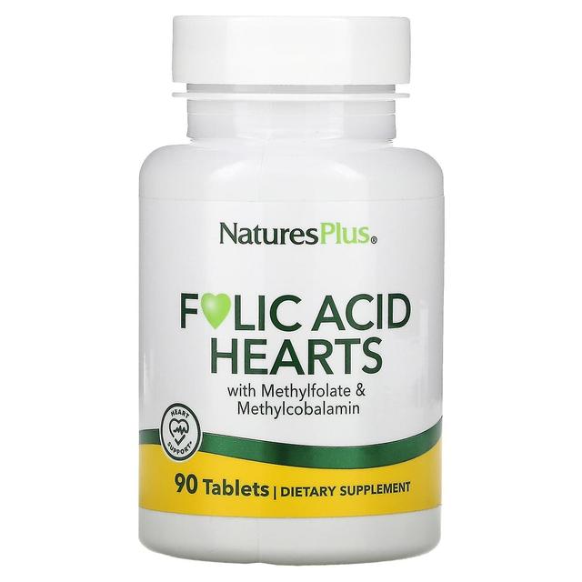 Nature's Plus NaturesPlus, Cuore di acido folico, 90 compresse on Productcaster.