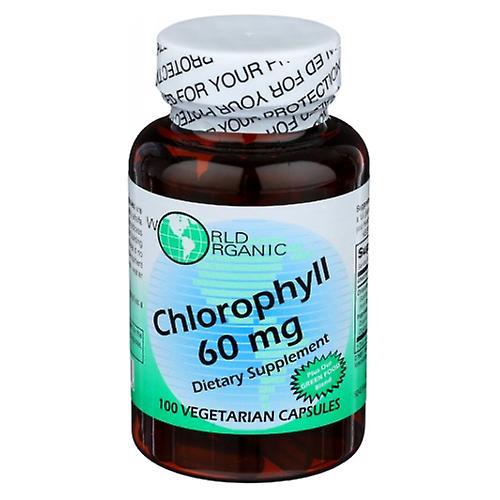 World Organics Chlorophyll, 60 MG, 100 Caps (Pack of 4) on Productcaster.