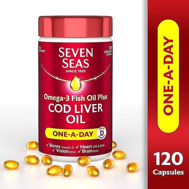 Omega3 Visolie Plus Levertraan Een Per Dag Capsules - Pak Van 120 on Productcaster.