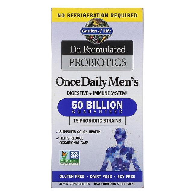 Garden of Life, Dr. Formulated Probiotics, Once Daily Men's, 50 Billion, 30 Vege on Productcaster.