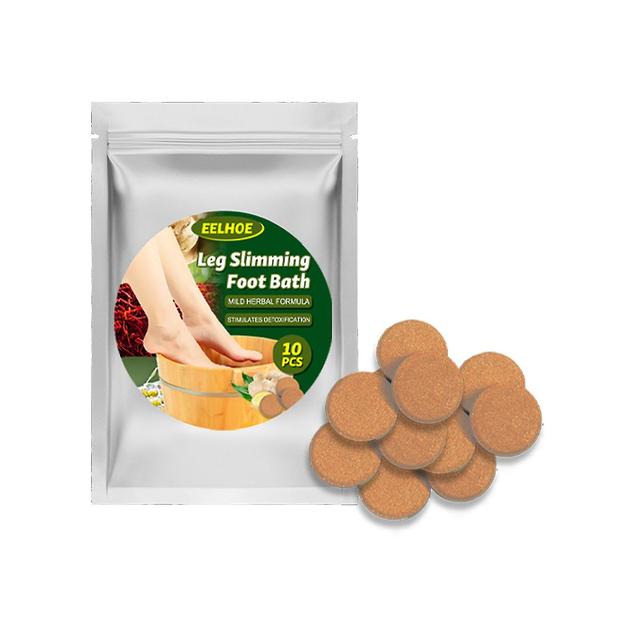 Ginger Foot Bath Tablets Spa Herbal Wormwood Pill Slimming Burst Into Sweat Relaxation Anti Insomnia Detox Gel Qxuan Food Bath Tablets on Productcaster.