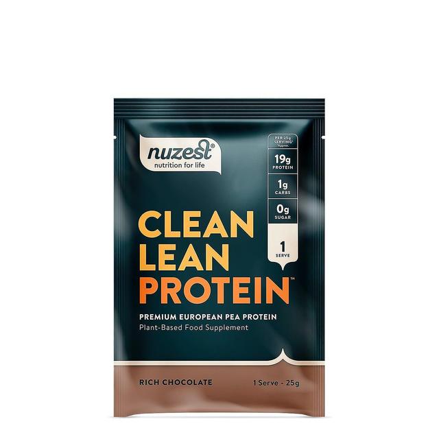 Nuzest ren magert protein rig chokolade 25g single on Productcaster.