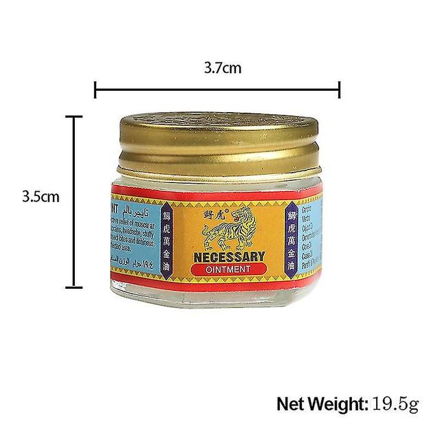 4pcs 19.4g Herbal Refreshing Oil Headache Prevent Mosquito Bites Dressing Peppermint Cream Body Antipruritic Care Ointment 4Pcs White Cool on Productcaster.