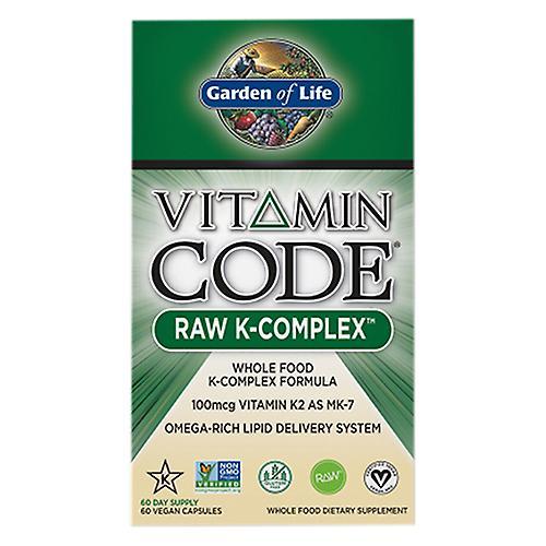 Garden of Life Vitamin code, Raw K-Complex 60 vcaps (Pack of 4) on Productcaster.