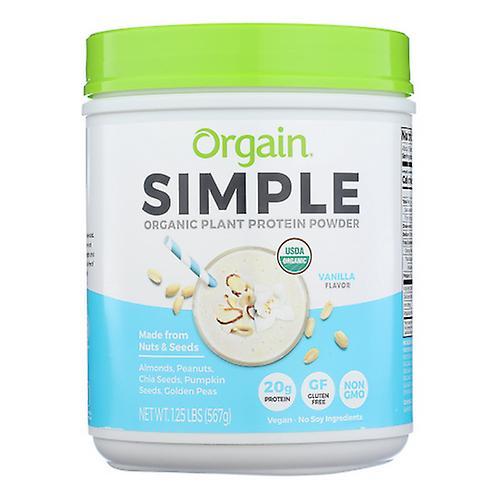 Orgain Organic Simple Plant Protein, Vanilla 1,25 funta (opakowanie 1 szt.) on Productcaster.