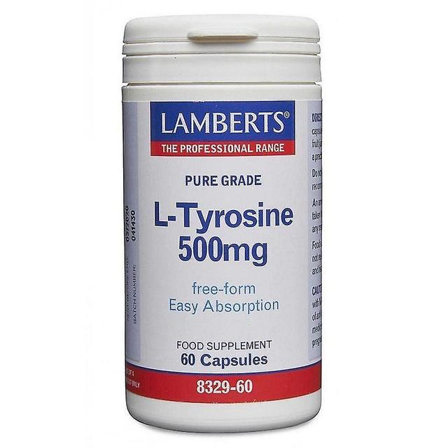 Lamberts L-Tyrosine 500mg Caps 60 (8329-60) on Productcaster.