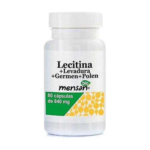 Mensan Lecithin + brewer's yeast + germ + pollen 80 capsules on Productcaster.