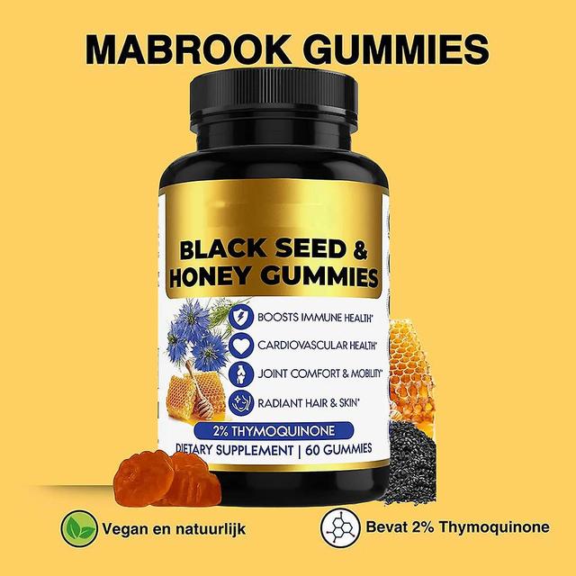 Black Seed Oil Gummies And Honey Fat Burning Pills Weight Loss Gummies Rich In Vitamin B12 And Vitamin C 1pc on Productcaster.