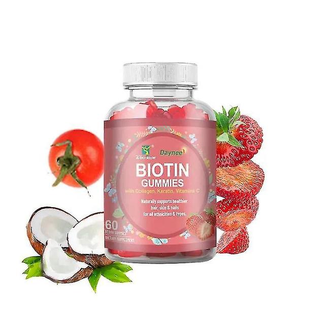 60 Biotin Gummies - Beauty Gummy Corner - Kolagénové doplnky, vitamíny a stimuluje metabolizmus on Productcaster.