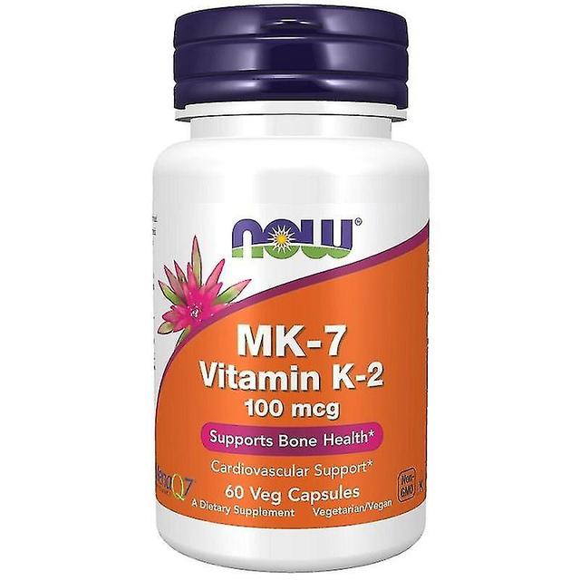 NOW Foods MK-7 Vitamina K-2 100mcg Capsule 60 on Productcaster.