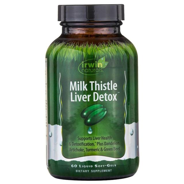 Irwin Naturals, Milk Thistle Liver Detox, 60 Liquid Soft-Gels on Productcaster.