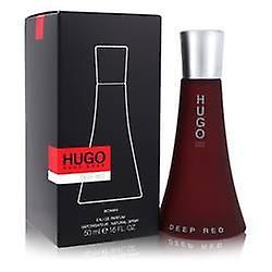 Hugo deep red eau de parfum spray by hugo boss 1.6 oz on Productcaster.