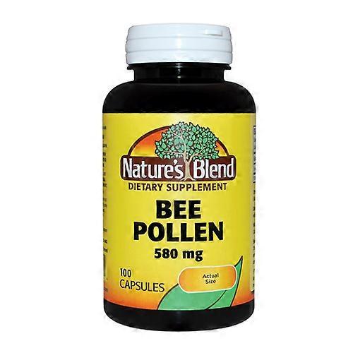 Pólen de Abelha Nature's Blend, 580 mg, 100 Cápsulas (Pacote de 1) on Productcaster.