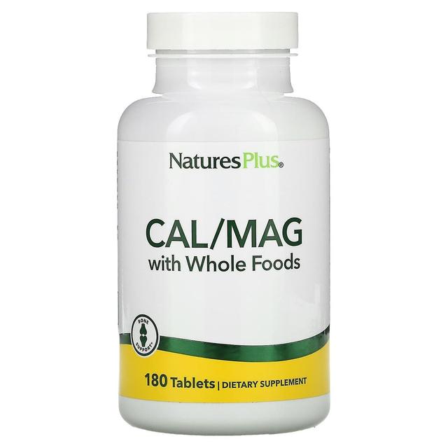 Nature's Plus NaturesPlus, Cal/Mag with Whole Foods, 180 Tablets on Productcaster.