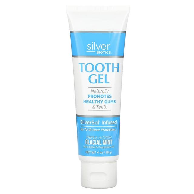 American Biotech Labs, Silver Biotics, Tooth Gel, Glacial Mint, 4 oz (114 g) on Productcaster.