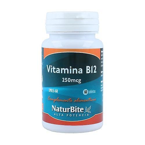 Naturbite B12 vitamín 60 tabliet s obsahom 250 μg on Productcaster.