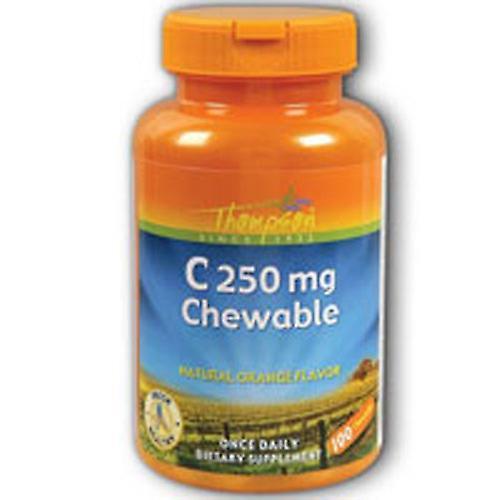 Thompson vitamín C,250 MG, ORANŽOVÝ, 60 CHEW (balenie po 2) on Productcaster.