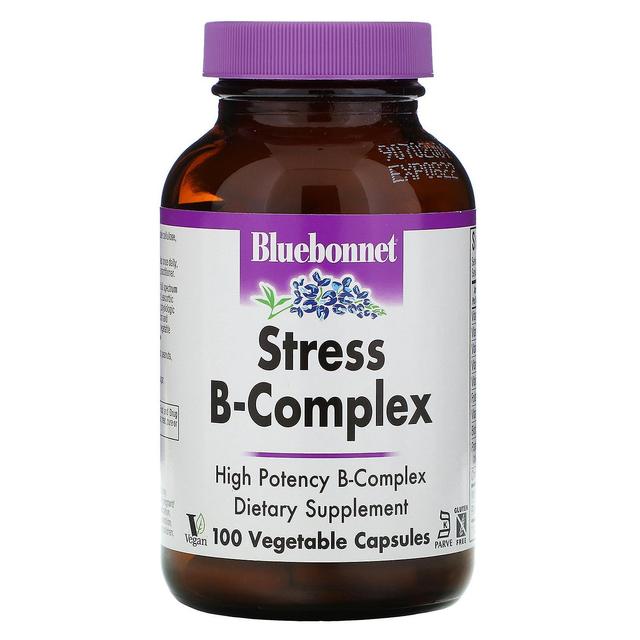 Bluebonnet Nutrition, Stress B-Complex, 100 Cápsulas Vegetais on Productcaster.