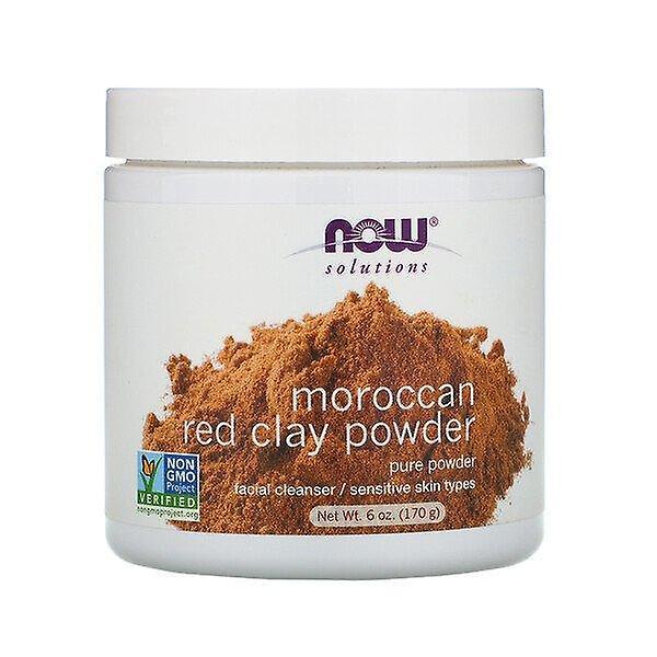 Now Foods, Solutions, Moroccan Red Clay Powder, 6 oz (170 g) on Productcaster.