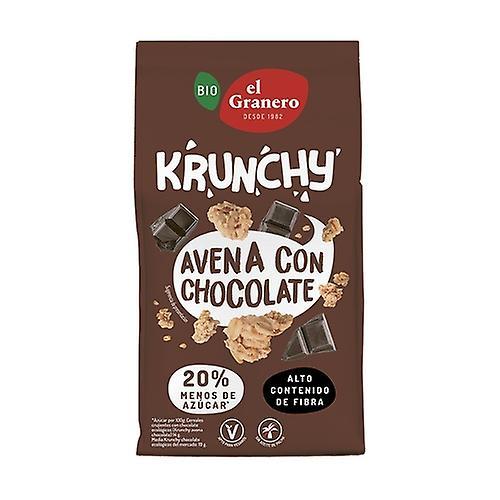 El Granero Integral Krunchy oatmeal chocolate Bio 375 g on Productcaster.