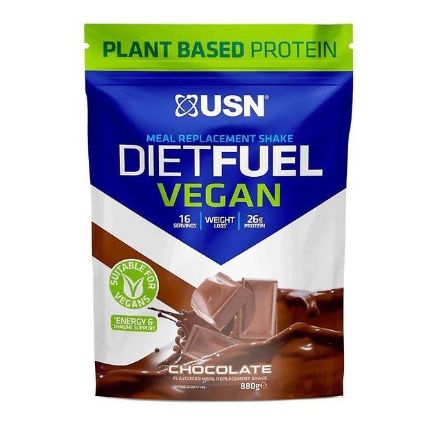 USN Diet Fuel Meal Replacement Shake for Men & Women - Vegan - 880 g Chocolate on Productcaster.