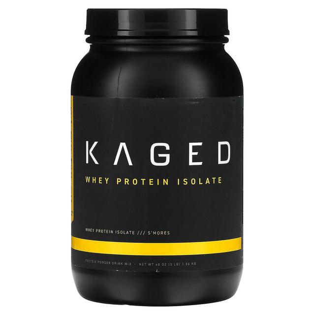 Kaged, Whey Protein Isolate, S'mores, 3 lb (1.36 kg) on Productcaster.