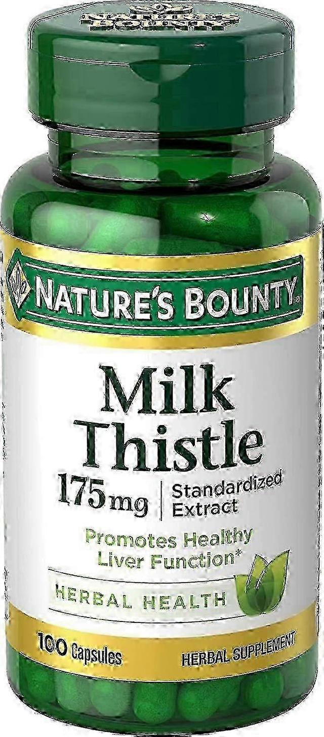 Natures Bounty Nature ' s Bounty Milk Thistle, 175 mg, cápsulas, 100 ea on Productcaster.