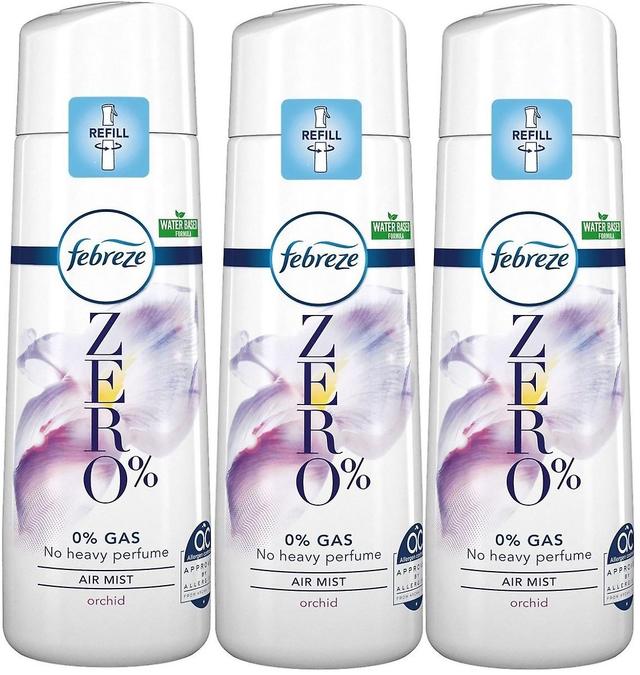 3 x Febreze Zero % Luchtverfrisser Mist Navulling 300ml - Orchidee on Productcaster.