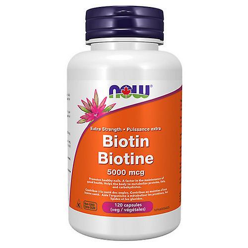 Now! Biotin,5,000 Mcg,120 Veg Capsules by Now on Productcaster.