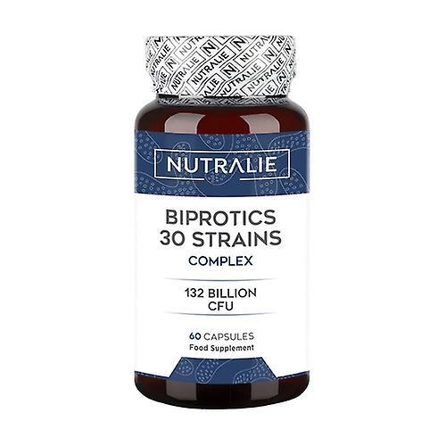 Nutralie Probiotics 30 strains 132 billion CFU Biprotics complex 60 capsules on Productcaster.