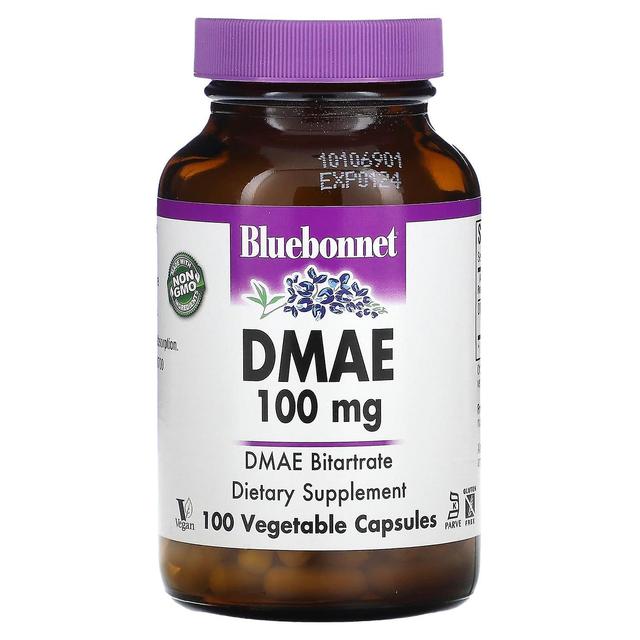 Bluebonnet Nutrition Bluebonnet Ernæring, DMAE, 100 mg, 100 vegetabilske kapsler on Productcaster.