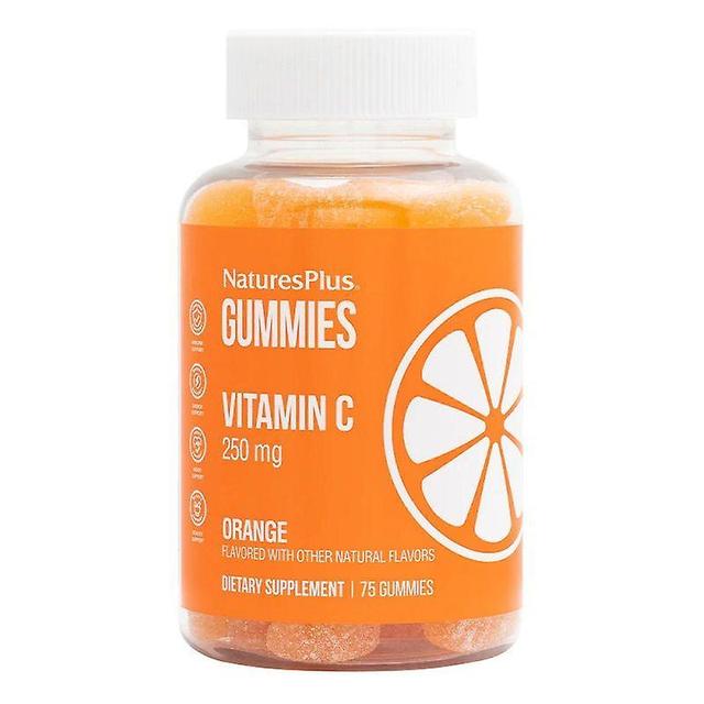 Nature's Plus Naturens Plus C-vitamin 250mg Gummies 75 (2204) on Productcaster.