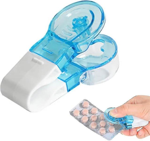 Portable Pill Taker Remover, Tablets Pills Blister Pack Opener Assistance Tool For The Elderly, Disa on Productcaster.