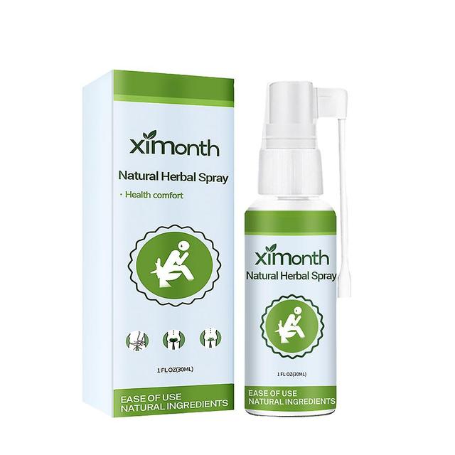 Health Skin Care Natural Herbal Hemorrhoid Treatment Internal Piles External Anal Fissure Anal Relief Spray Essential Oils 1pc on Productcaster.