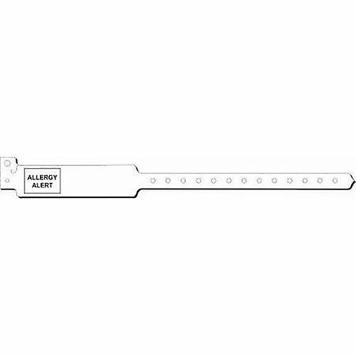 Precision Dynamics Identification Band Sentry SuperBand Alert Wristband Permanent Snap Allergy Alert, Box Of 250 (Pack of 1) on Productcaster.