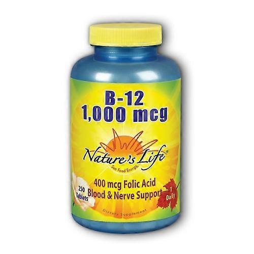 Nature's Life Naturens liv Vitamin B-12, 1000 mcg, 250 tabs on Productcaster.