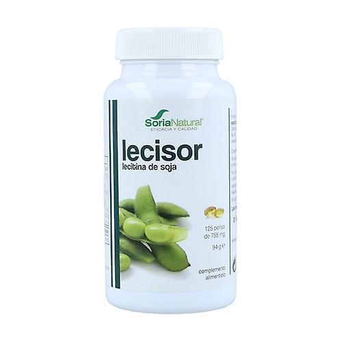 Soria Natural Lecisor Lecithin Sojaolie 125 softgels on Productcaster.