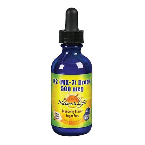 Nature's Life Vitamin K2 (Mk7) Drops Blueberry, 2 Oz (Pack of 1) on Productcaster.