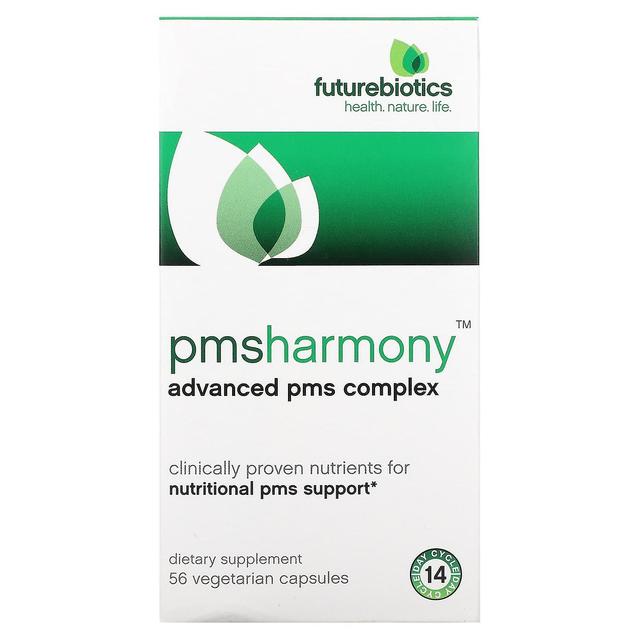 FutureBiotics, PMSHarmony, Advanced PMS Complex, 56 Cápsulas Vegetarianas on Productcaster.