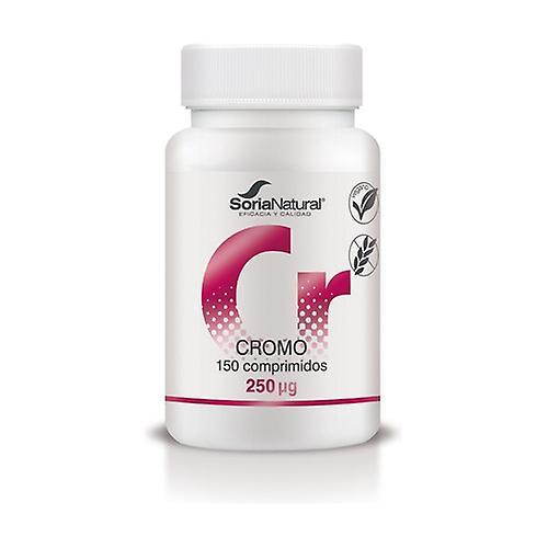 Soria Natural chrome sustained release 150 tablets of 250mg on Productcaster.