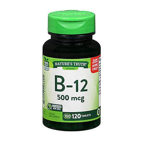 Nature's Truth Prírodná pravda B-12,500 mcg,120 tabs (balenie po 3) on Productcaster.